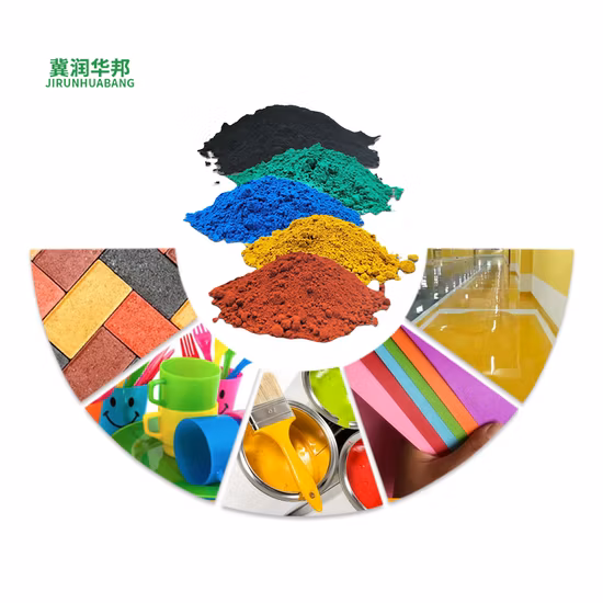 Pigmenti di ossido di ferro Fe2o3 di prezzo di fabbrica per la colorazione di mattoni di cemento